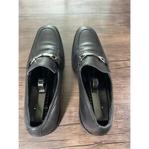 Gordon Rush 84907 Sebastian Genuine LeatherSlip-On Men’s Loafers Shoes Black 8M